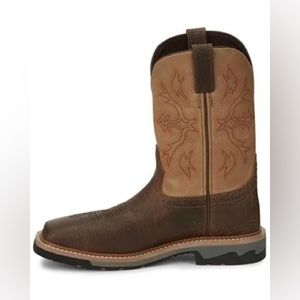 Justin Boots Two-Tone Western Boots